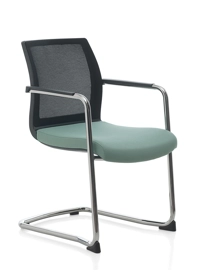 Karma Schienale Rete - Gamba a Slitta Sedie home office Kastel