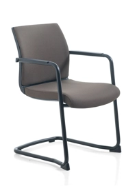 Karma Schienale Imbottito - Gamba a Slitta Waiting and community chairs Kastel