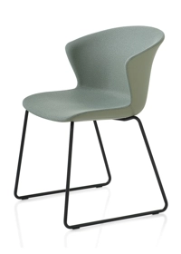 Kicca Plus - Gamba a Slitta Sedie imbottite Kastel