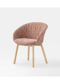 Konny Soft - 4 Gambe Legno Sedie imbottite Kastel