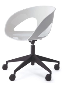 Krizia - Girevole con Gas e basamento a 5 Razze Home office chairs Kastel
