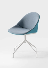 Kross - Girevole 4 Piedi Sedie in plastica di design Kastel