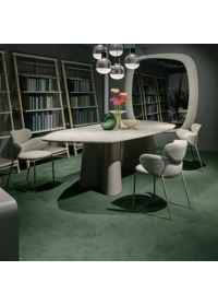 Organic 200x110 - Basamento Cemento Tavoli in ceramica Midj