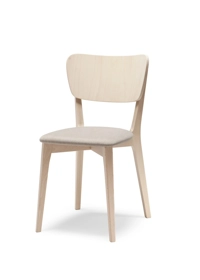 Padded Capitol Modern wooden chairs Origins 1971