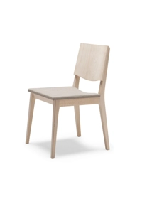 Padded Maxim Modern wooden chairs Origins 1971