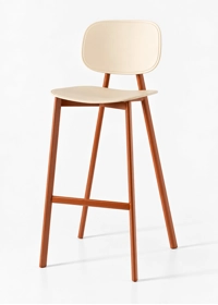 Tata Stool (seat and back in plastic or wood)