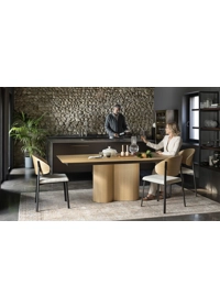 Koi 300x120 Fisso - Piano Rettangolare Tavoli in ceramica Point