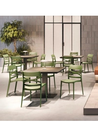 FLOW Sedie in plastica di design Progetto Sedia