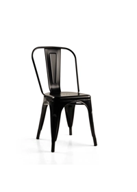 Iron Black Sedie in metallo Progetto Sedia
