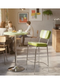 Holly Highway 65 hours Metal stools Progetto Sedia