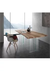 Fancy Glass  200x100 Tavoli moderni Progetto Sedia