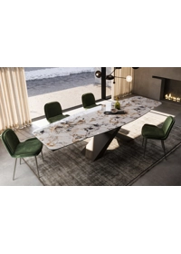 Gold 180x110 (230-280) - Piano a Botte Tavoli in ceramica Sedit Gold 180x110 (230-280) - Piano a Botte Tavoli in ceramica Sedit