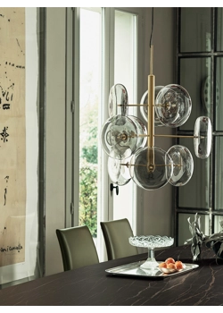 Spark Grappolo da 9 Lampade da soffitto Bontempi