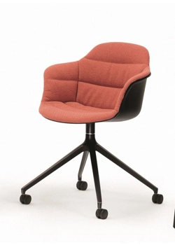 Mood braccioli imbottita Girevole Sedie home office Bontempi