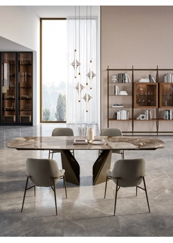Kaleido 170x106 (210-250) Piano A Botte Tavoli moderni Bontempi