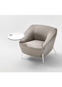 Nuvola Armchair with Tablet Contract armchairs Milani