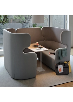 PEOPLE SET - 4-seater Acoustic Cell Sofas and benches Milani