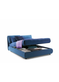 Malou H27 - Contenitore Folding Box - rete 160x200 Letti imbottiti Noctis