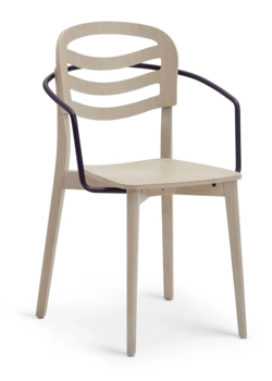 Farah Legno con Braccioli Sedie in legno moderne Origins 1971