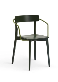 Kat Legno con Braccioli Sedie in legno moderne Origins 1971
