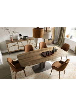 Cannes 200x105 - Piano Ovalizzato Tavoli moderni Altacorte