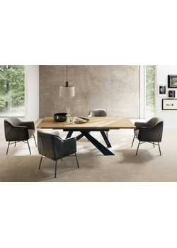Metal 180x100 - Piano Legno Tavoli moderni Altacorte