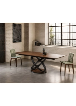 Fusion 160x90 (200-240) Rettangolare Tavoli moderni Bontempi