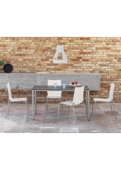 Moon 120x80 Fisso Tavoli moderni Bontempi