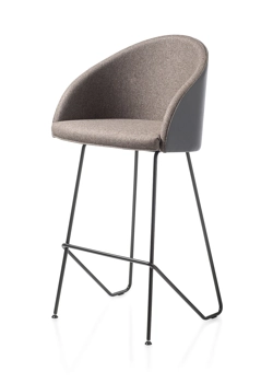 Kameo Stool - Semi Slitta Sgabelli imbottiti Kastel