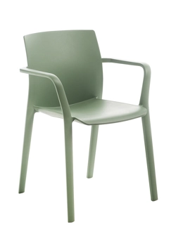 Klia Braccioli (prezzo per sedia in imballo da 2 pz.) Sedie in plastica di design Kastel