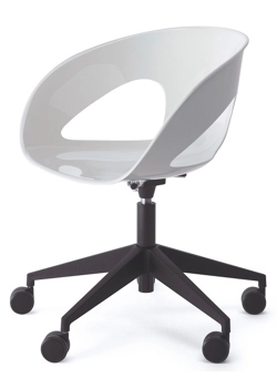 Krizia - Girevole con Gas e basamento a 5 Razze Sedie home office Kastel