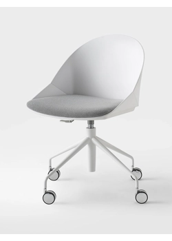 Kross - Girevole 4 Piedi con Ruote e Alzo Gas Sedie smart working Kastel