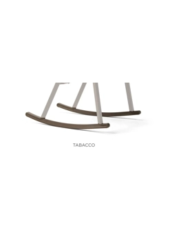 Folio Rocking Tabacco e Bianco - PRONTA CONSEGNA PER ESAURIMENTO PRODOTTO  Nardi