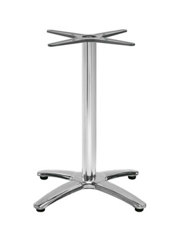Stainless steel base 4 Bases for tables Progetto Sedia