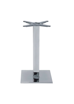 Square Chrome Base Bases for tables Progetto Sedia