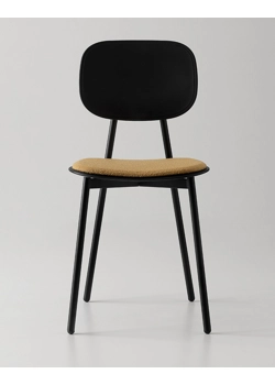 Tata Young (seduta rivestita e schienale in plastica)  Point