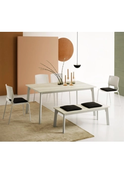 Krono 120x80 (160) - Piano Angolo a 90 Tavoli allungabili Point