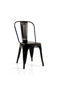 Iron Black Sedie in metallo Progetto Sedia