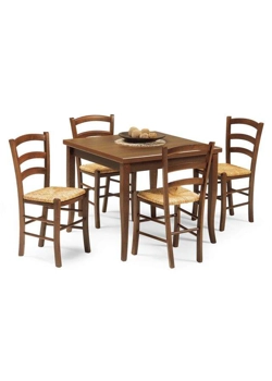 Group Table + 4 Chairs Contract tables Progetto Sedia