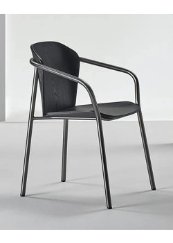 Finn Poltrona Metal Wood Sedie in legno moderne Scab