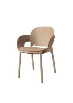 Hug Armchair with cushion and padded band Upholstered chairs Scab