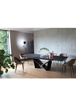 Aliante 180x100 (230-280) - Allungabile con Sistema Up System Tavoli in ceramica Sedit