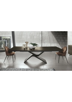 Arcus 180x100 (230-280) - Piano Rettangolare Tavoli moderni Sedit