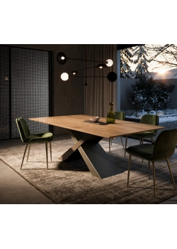Gold 180x100 - Piano Rettangolare Tavoli in ceramica Sedit