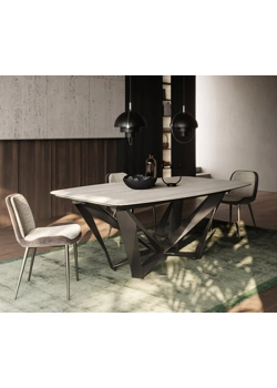 Papillon 200x110 (250-300) Allungabile con Sistema Up System Tavoli in ceramica Sedit
