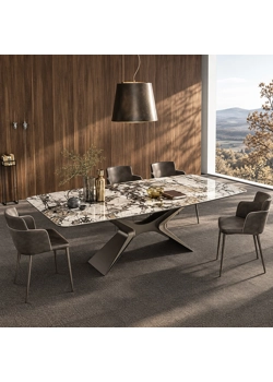 Sail 180x110 Fisso con Piano a Botte Tavoli moderni Sedit