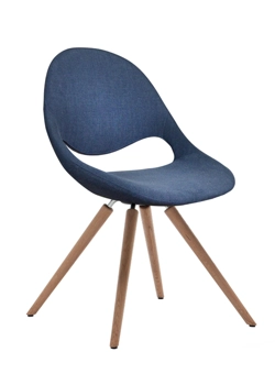 Little Moon Gambe Legno - Rivestita Sedie imbottite Tonon