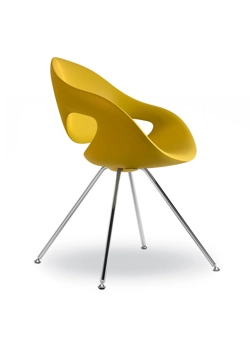 Moon - Soft Touch Sedie in plastica di design Tonon