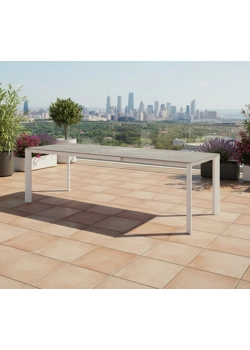 Alluminio 120x80 (160-200) Tavoli da esterno Progetto Sedia2