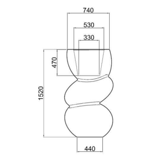 Caprice high Vases 21st 7